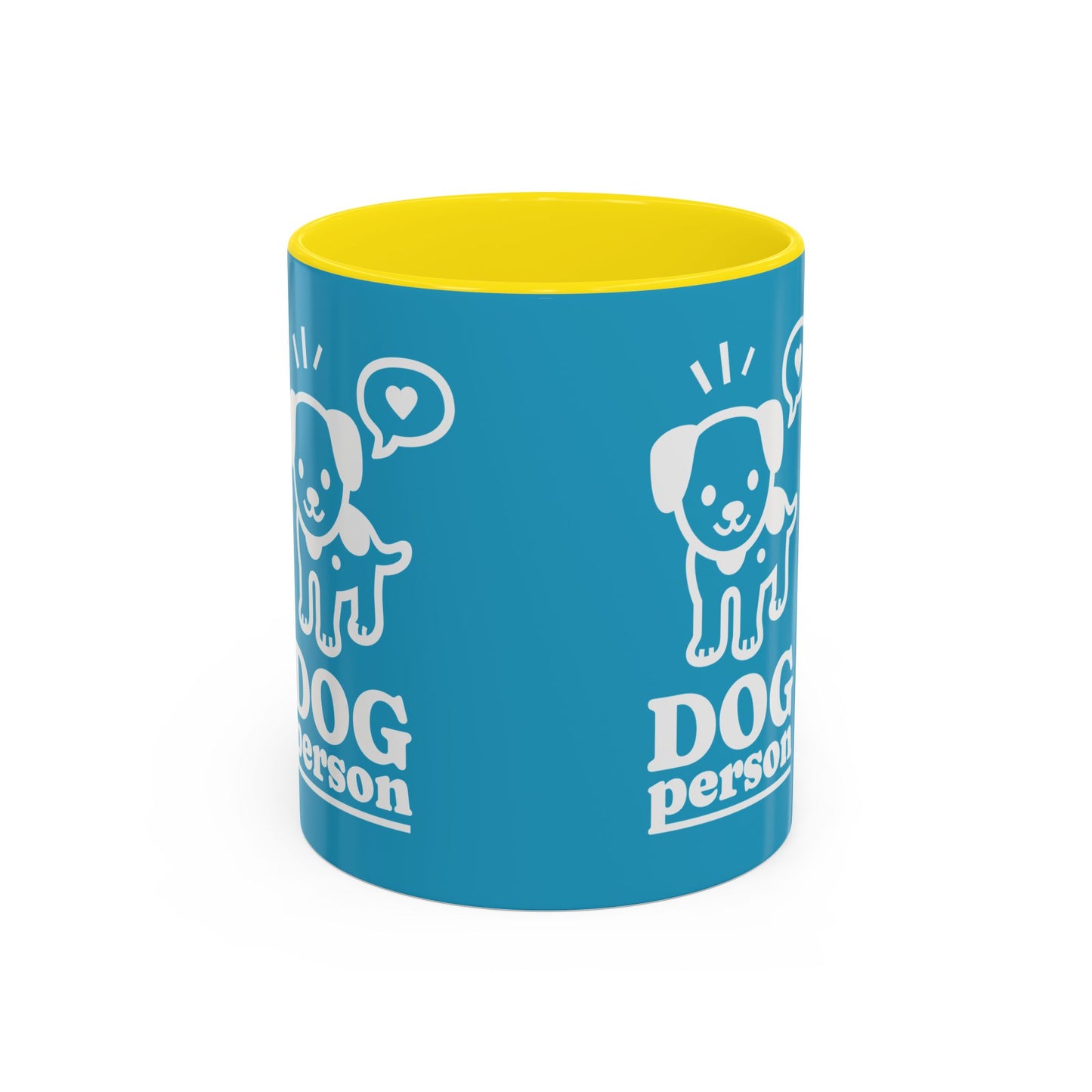 Dog Person Accent Coffee Mug - Perfect Gift for Dog Lovers, 11 & 15oz