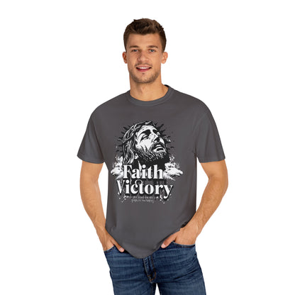 Faith & Victory Unisex Garment-Dyed T-shirt