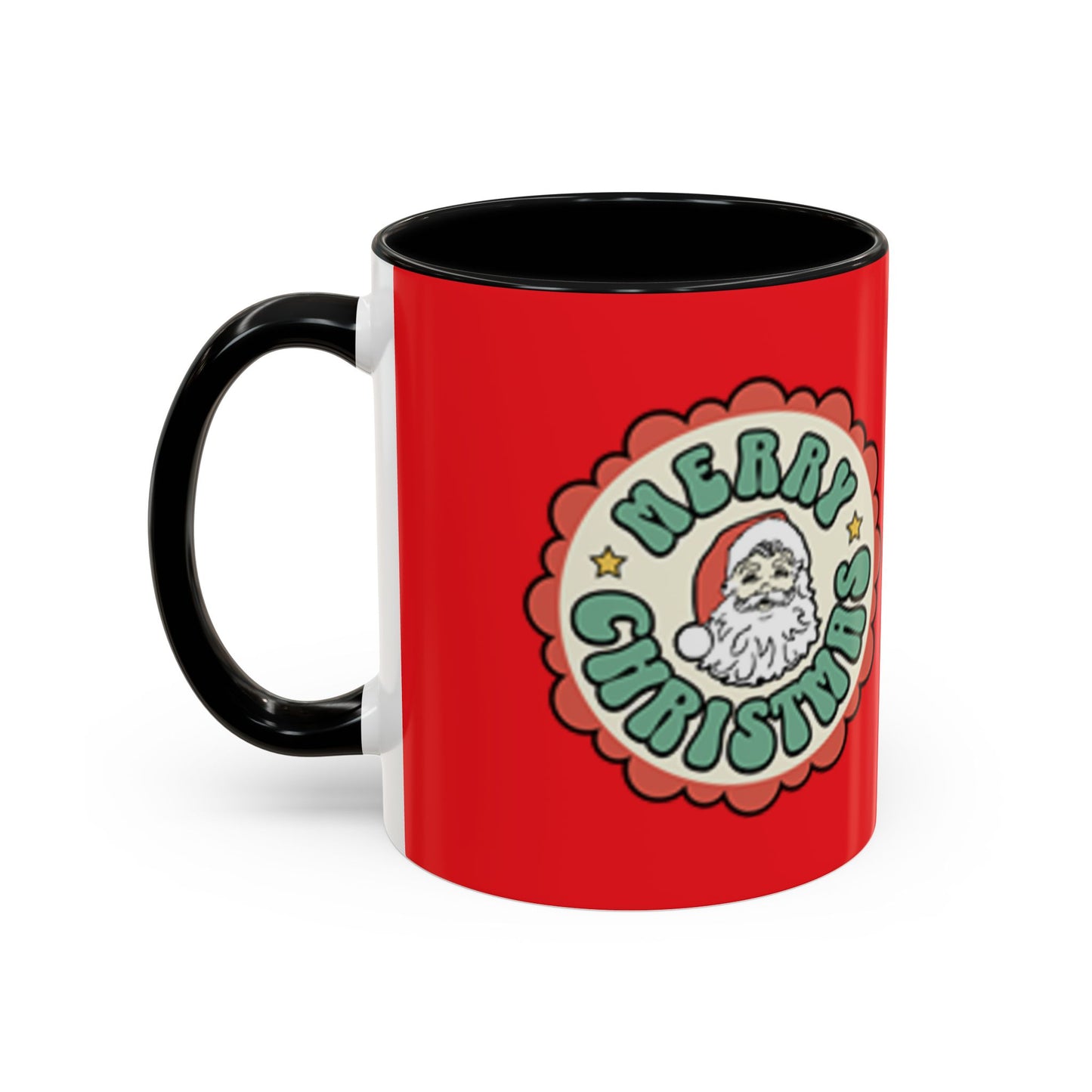 Merry Christmas Accent Coffee Mug – Festive 11oz & 15oz Holiday Drinkware