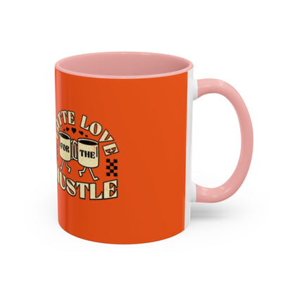 Latte Love Hustle Accent Coffee Mug - Perfect Gift for Coffee Lovers