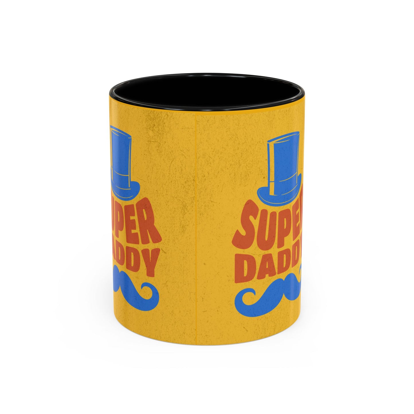 Super Daddy Accent Coffee Mug - Fun Gift for Father's Day