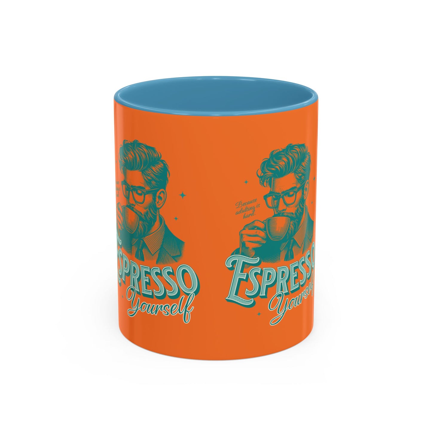 Retro Espresso Yourself Coffee Mug - Vibrant 11oz & 15oz