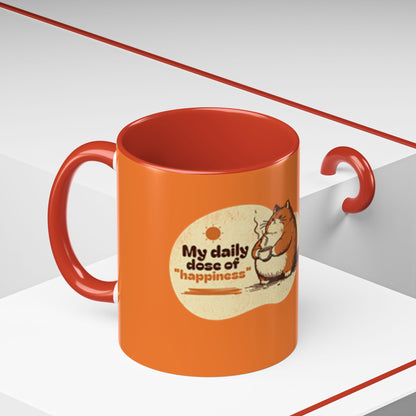 Daily Dose of Cuteness Coffee Mug - 11oz & 15oz - Perfect for Cat Lovers