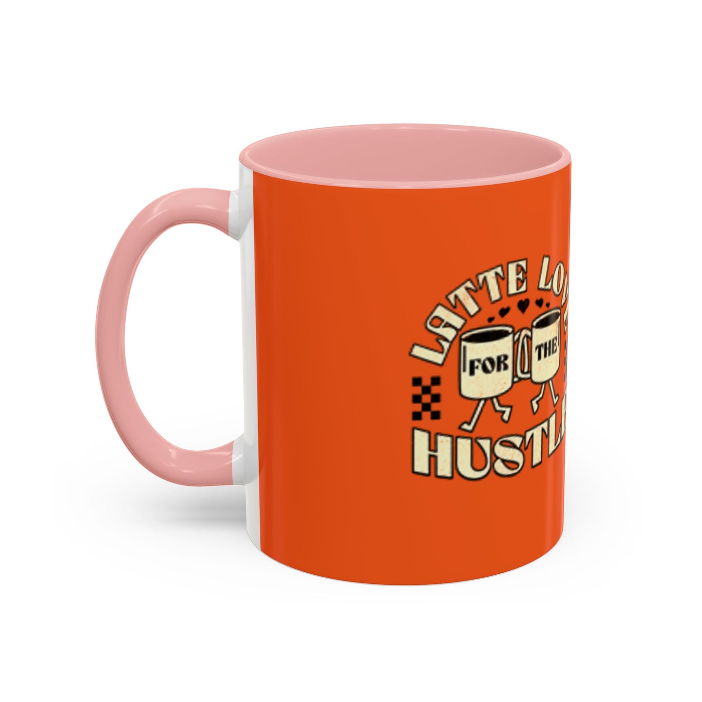 Latte Love Hustle Accent Coffee Mug - Perfect Gift for Coffee Lovers