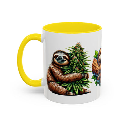 Charming Sloth Accent Coffee Mug – Perfect Gift for Nature Lovers