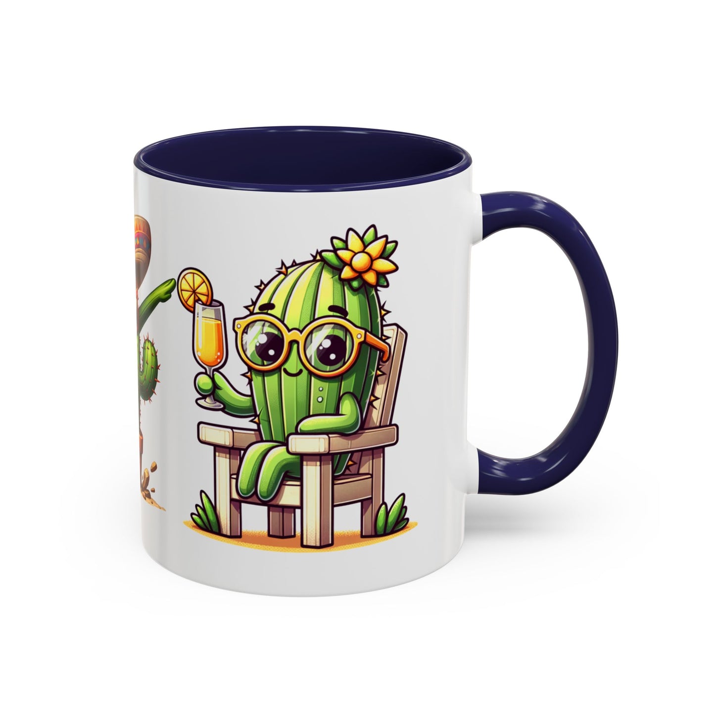 Fun Cactus Coffee Mug - 11oz & 15oz - Perfect for Summer Vibes