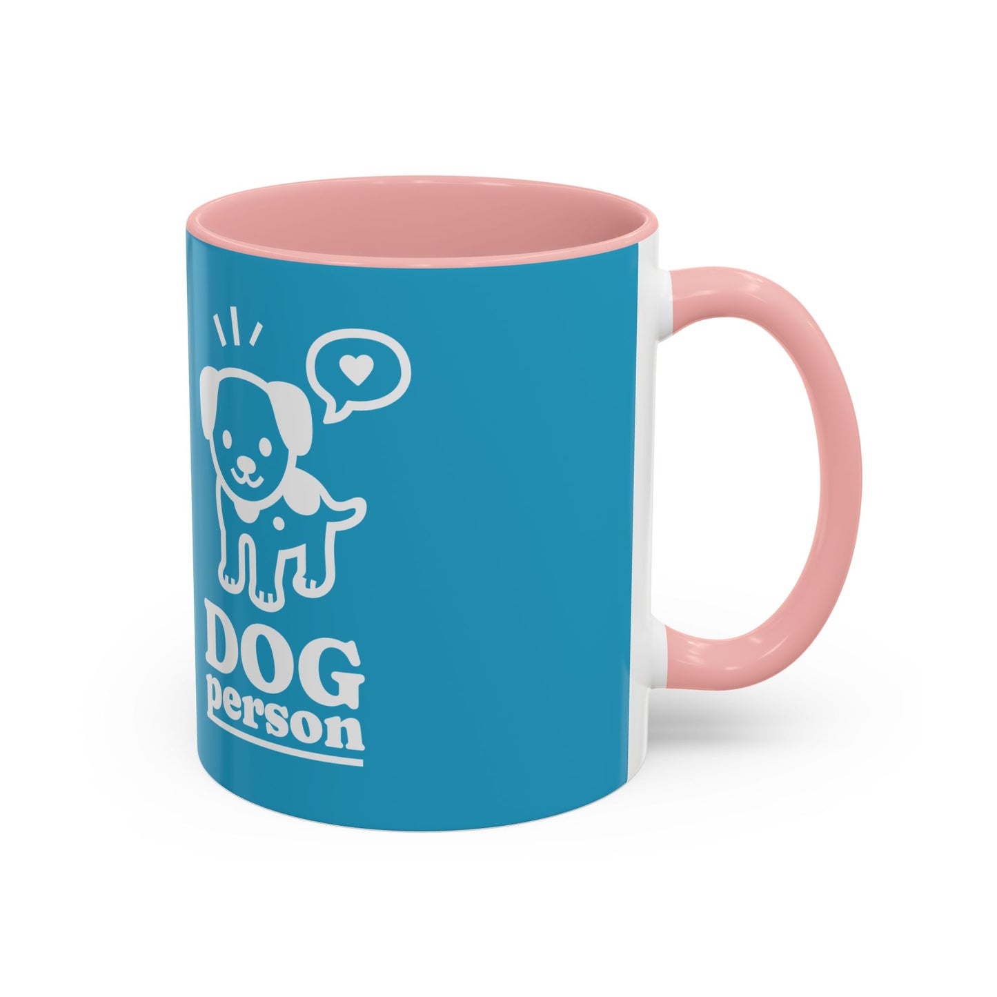 Dog Person Accent Coffee Mug - Perfect Gift for Dog Lovers, 11 & 15oz