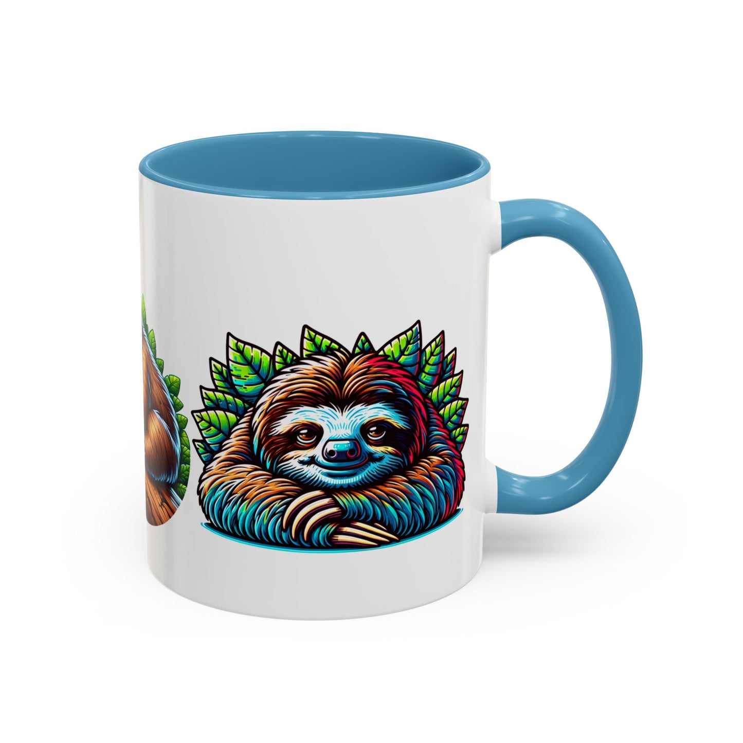 Charming Sloth Accent Coffee Mug – Perfect Gift for Nature Lovers