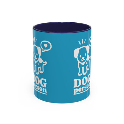 Dog Person Accent Coffee Mug - Perfect Gift for Dog Lovers, 11 & 15oz