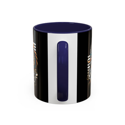 Urban Dragon Accent Coffee Mug - 11 & 15oz | Cityscape Design for Coffee Lovers