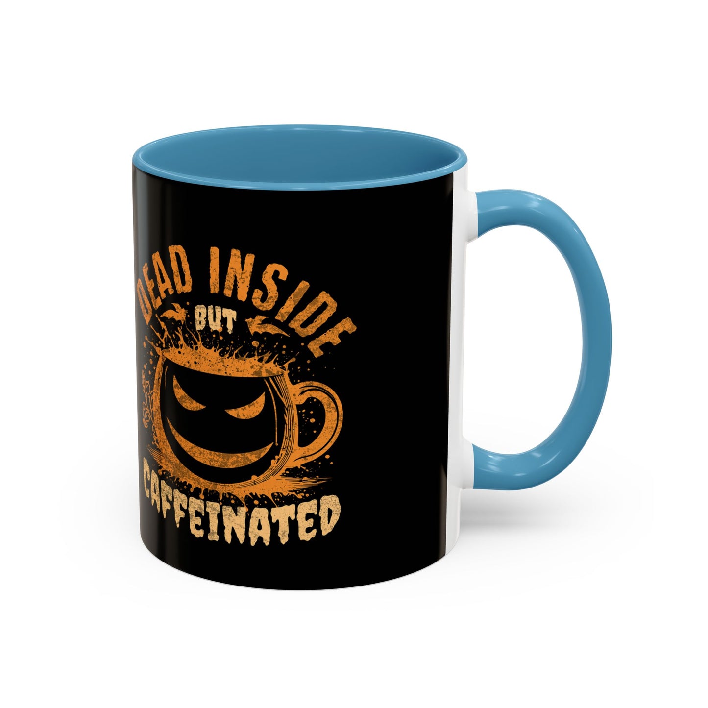 Caffeinated Humor Coffee Mug - 'Dead Inside but Caffeinated' - Perfect Gift for Coffee Lovers