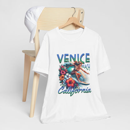 Venice Beach Graphic Tee - Unisex Jersey Short Sleeve Shirt