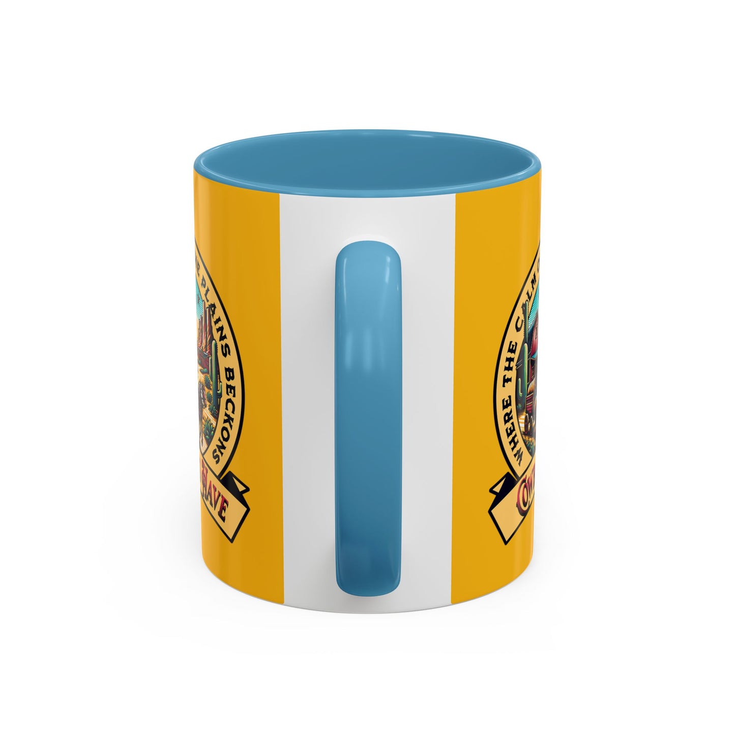 Western-Themed Accent Coffee Mug - Cowboy's Haven Design