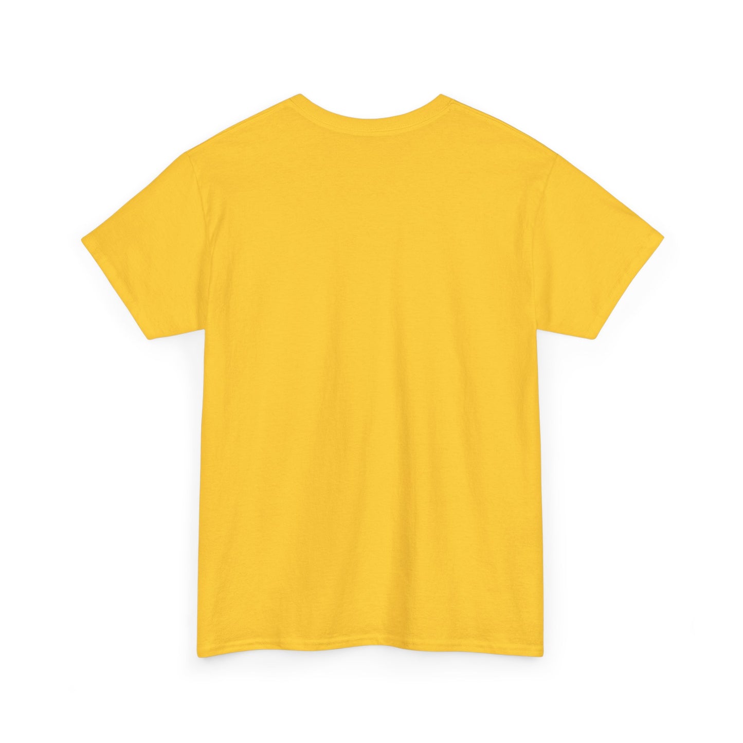 Guided by Dusk Men Heavy Cotton Tee - Vibrant Yellow Lighthouse Design