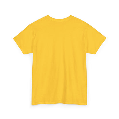 Guided by Dusk Men Heavy Cotton Tee - Vibrant Yellow Lighthouse Design