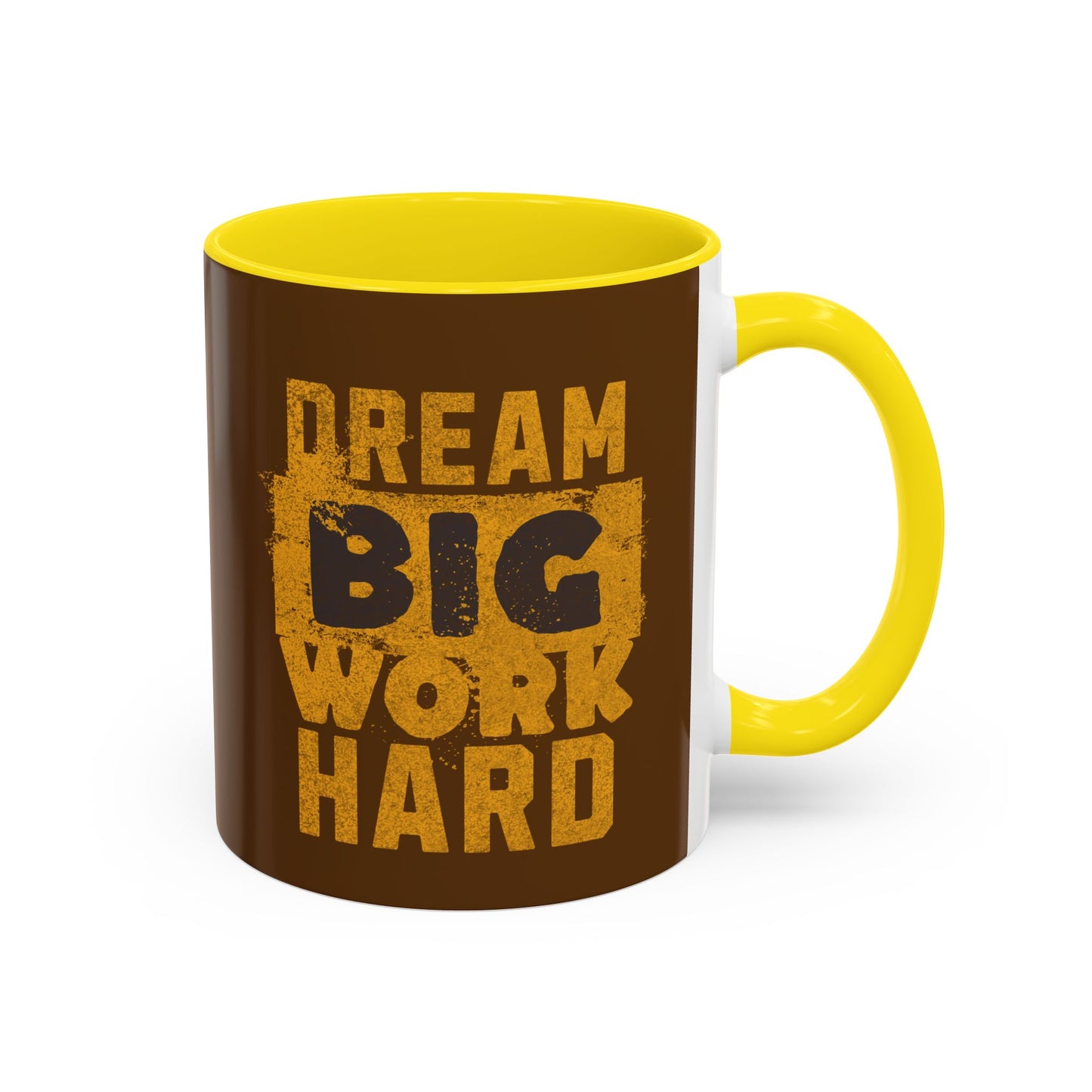 Motivational Coffee Mug - "Dream Big, Work Hard" - Perfect for Daily Inspiration