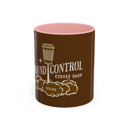 Ground Control Coffee Shop Accent Mug – 11oz & 15oz | Perfect Gift for Coffee Lovers