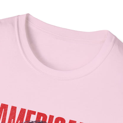 American Babe Unisex Softstyle T-Shirt - Patriotic Graphic Tee for Holidays and Celebrations