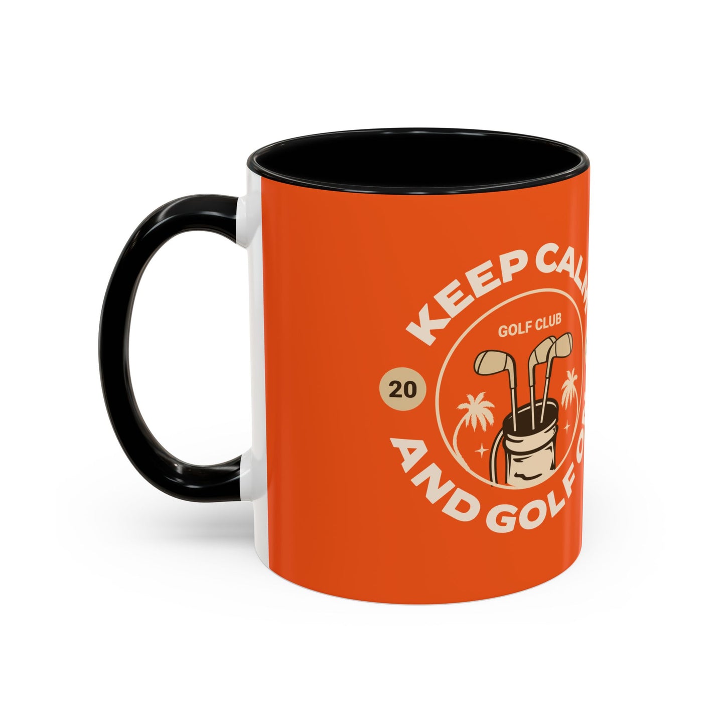 Keep Calm and Golf On Coffee Mug – 11oz & 15oz – Perfect Gift for Golf Lovers