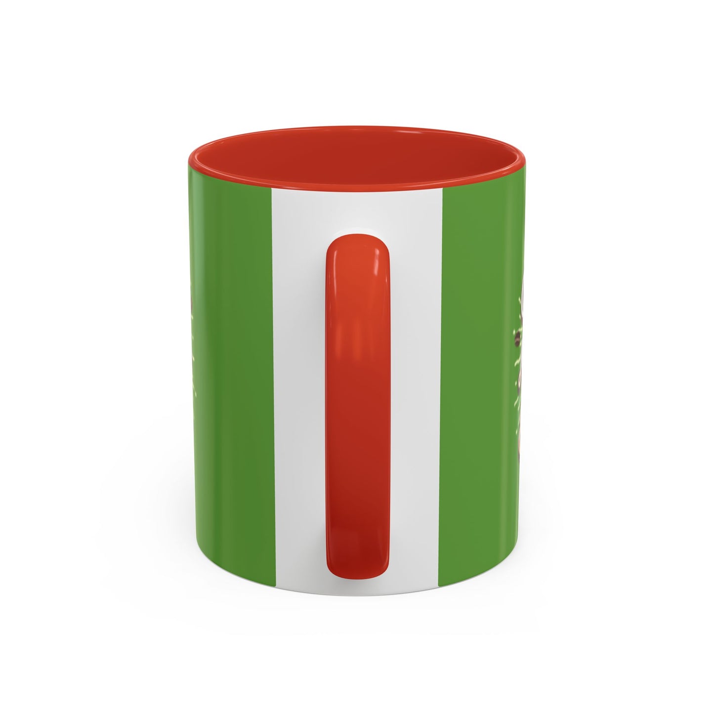 Coffee Is My Daily Energy Mug - Fun Green Accent Coffee Cup for Coffee Lovers