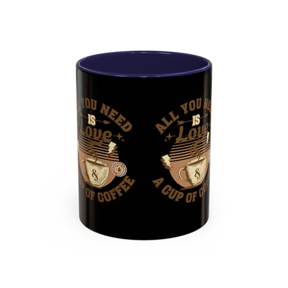 Love & Coffee Accent Mug - Perfect Gift for Coffee Lovers