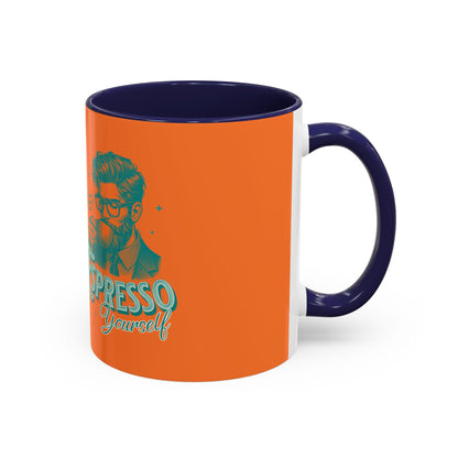 Retro Espresso Yourself Coffee Mug - Vibrant 11oz & 15oz