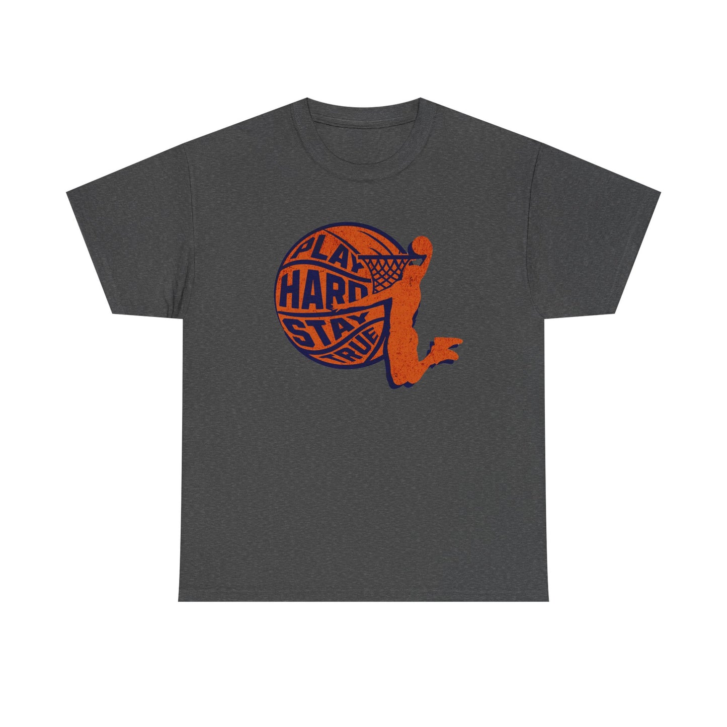 Play Hard Stay True Graphic Men T-Shirt for Basketball Lovers