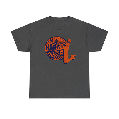 Play Hard Stay True Graphic Men T-Shirt for Basketball Lovers