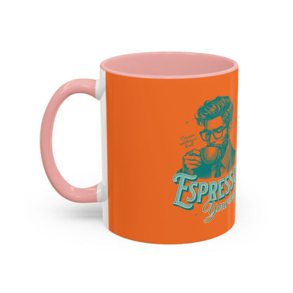 Retro Espresso Yourself Coffee Mug - Vibrant 11oz & 15oz