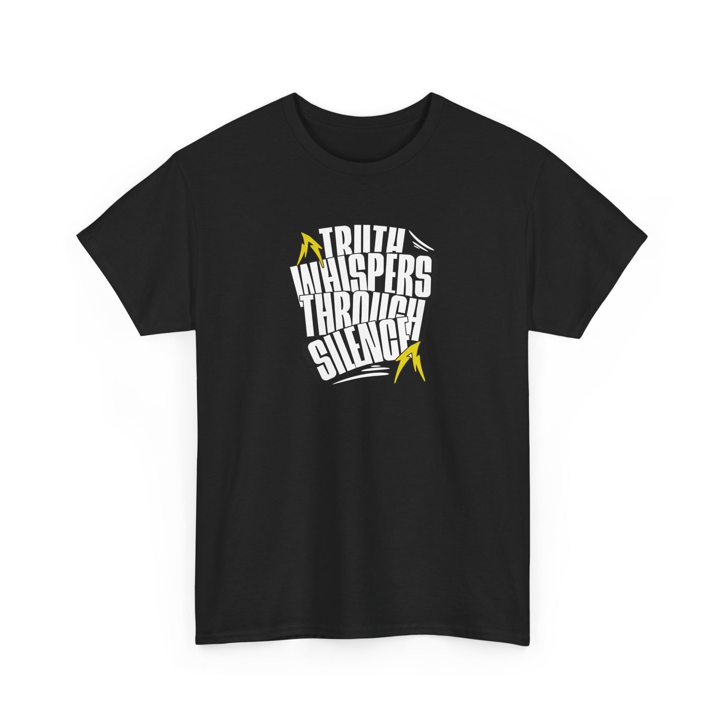 Truth Whispers Heavy Cotton Men T-shirt  - Bold Graphic T-Shirt for Everyday Wear