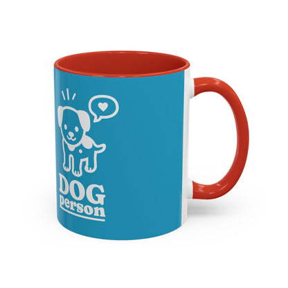 Dog Person Accent Coffee Mug - Perfect Gift for Dog Lovers, 11 & 15oz