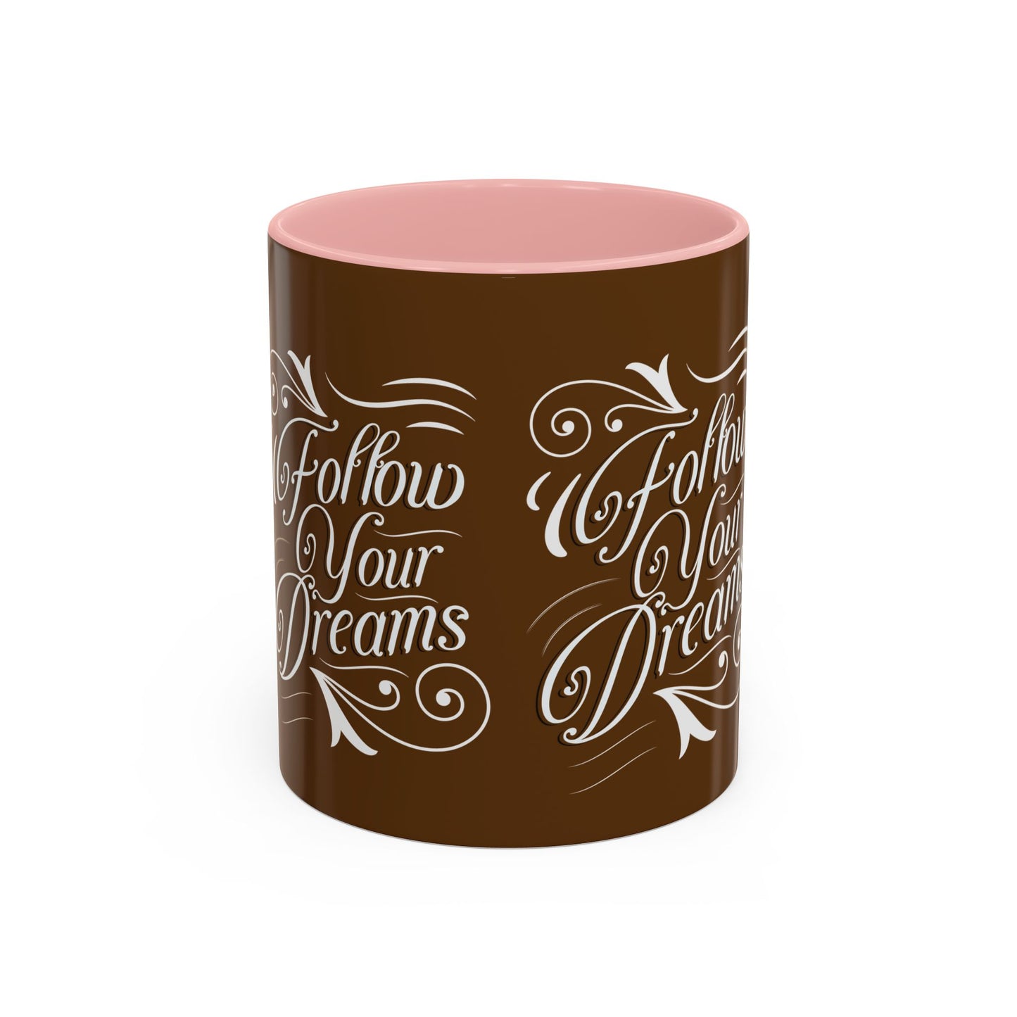 Inspirational Follow Your Dreams Coffee Mug - Motivational Accent Mug for Dreamers and Coffee Lovers