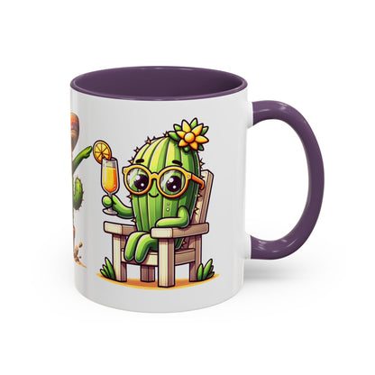 Fun Cactus Coffee Mug - 11oz & 15oz - Perfect for Summer Vibes