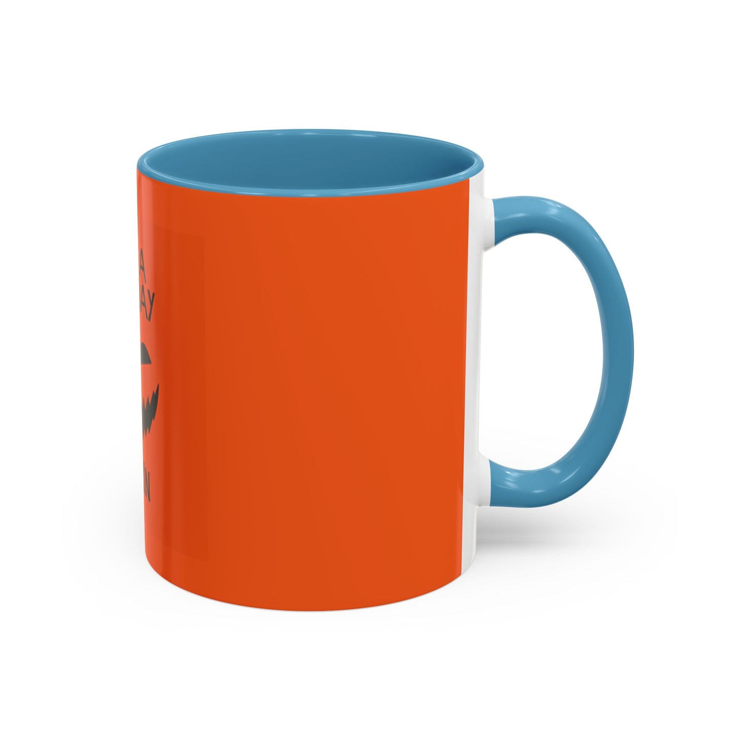 Halloween Pumpkin Accent Coffee Mug - "Have a Good Day"