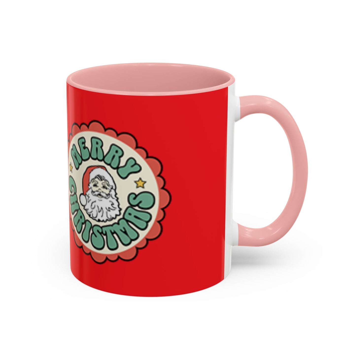 Merry Christmas Accent Coffee Mug – Festive 11oz & 15oz Holiday Drinkware