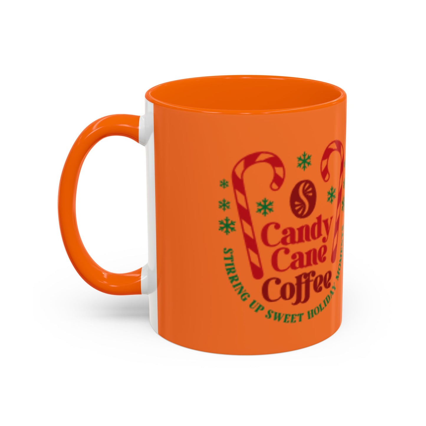 Candy Cane Coffee Holiday Mug – 11oz & 15oz Accent Coffee Cups