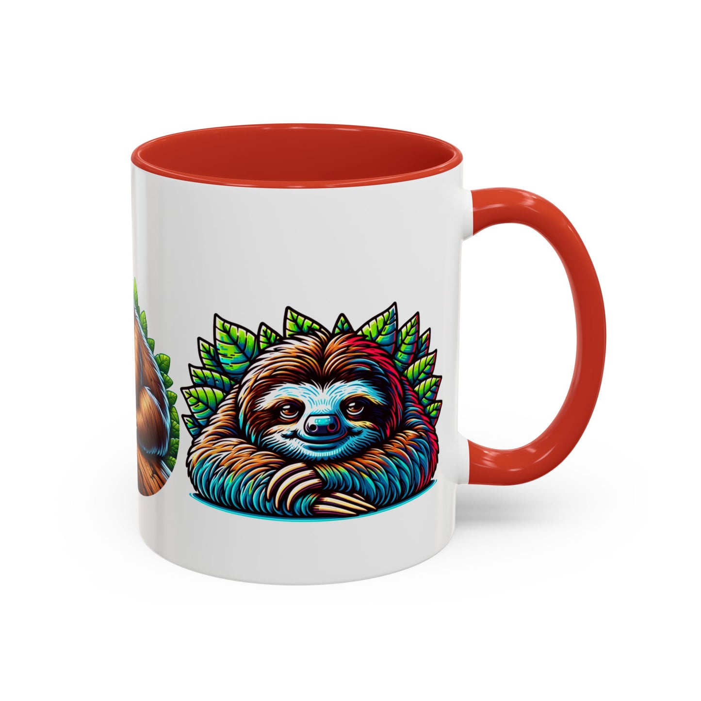 Charming Sloth Accent Coffee Mug – Perfect Gift for Nature Lovers