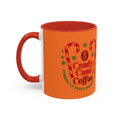 Candy Cane Coffee Holiday Mug – 11oz & 15oz Accent Coffee Cups