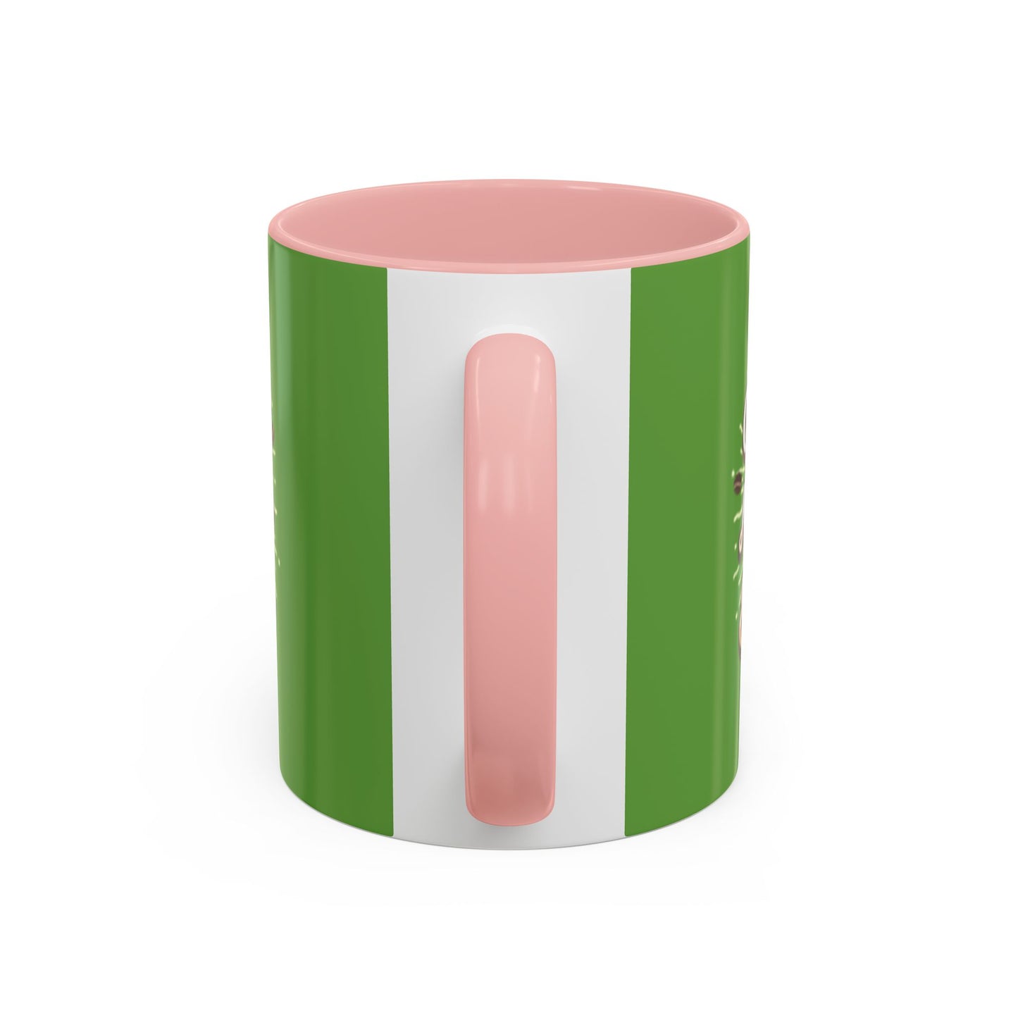 Coffee Is My Daily Energy Mug - Fun Green Accent Coffee Cup for Coffee Lovers