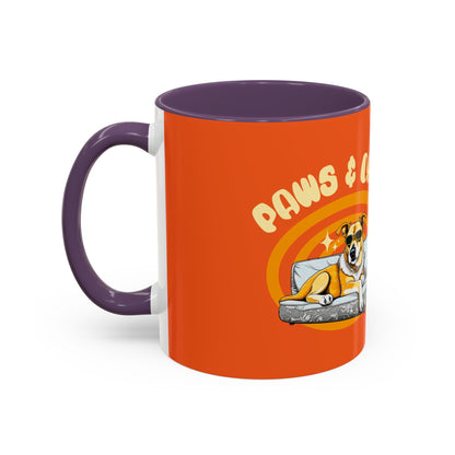 Chill Vibes Coffee Mug - Retro Dog Design