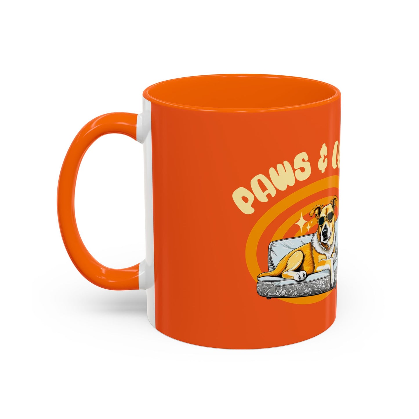 Chill Vibes Coffee Mug - Retro Dog Design