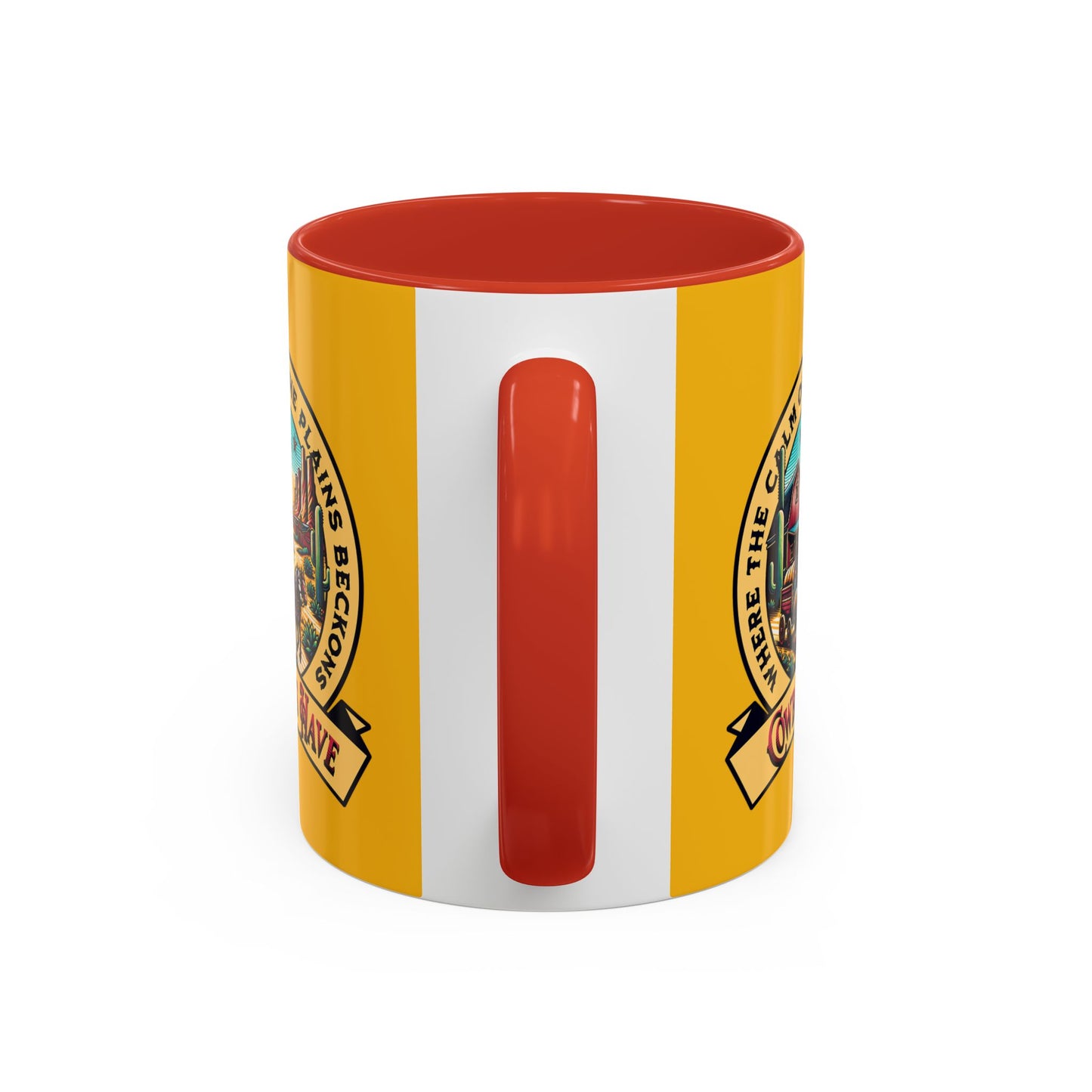 Western-Themed Accent Coffee Mug - Cowboy's Haven Design