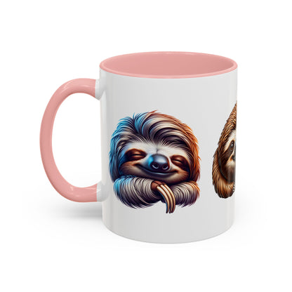 Cute Sloth Accent Coffee Mug - Perfect Gift for Animal Lovers