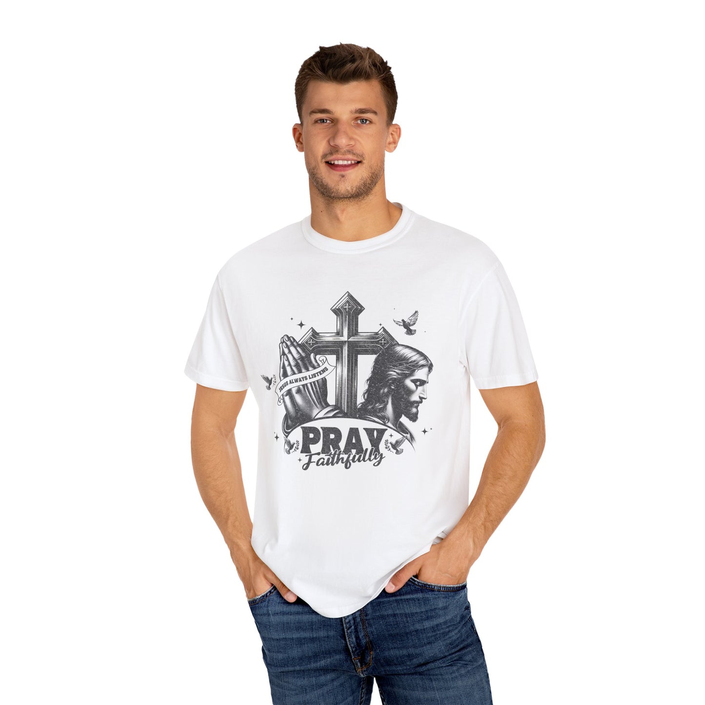 Faithful Prayer Unisex T-Shirt - Christian Inspirational Design