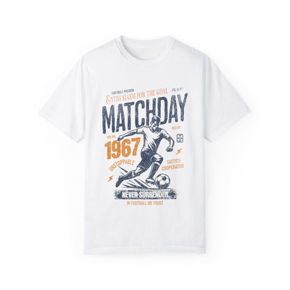 Matchday Enthusiast Unisex Garment-Dyed T-Shirt - Football Passion 1967