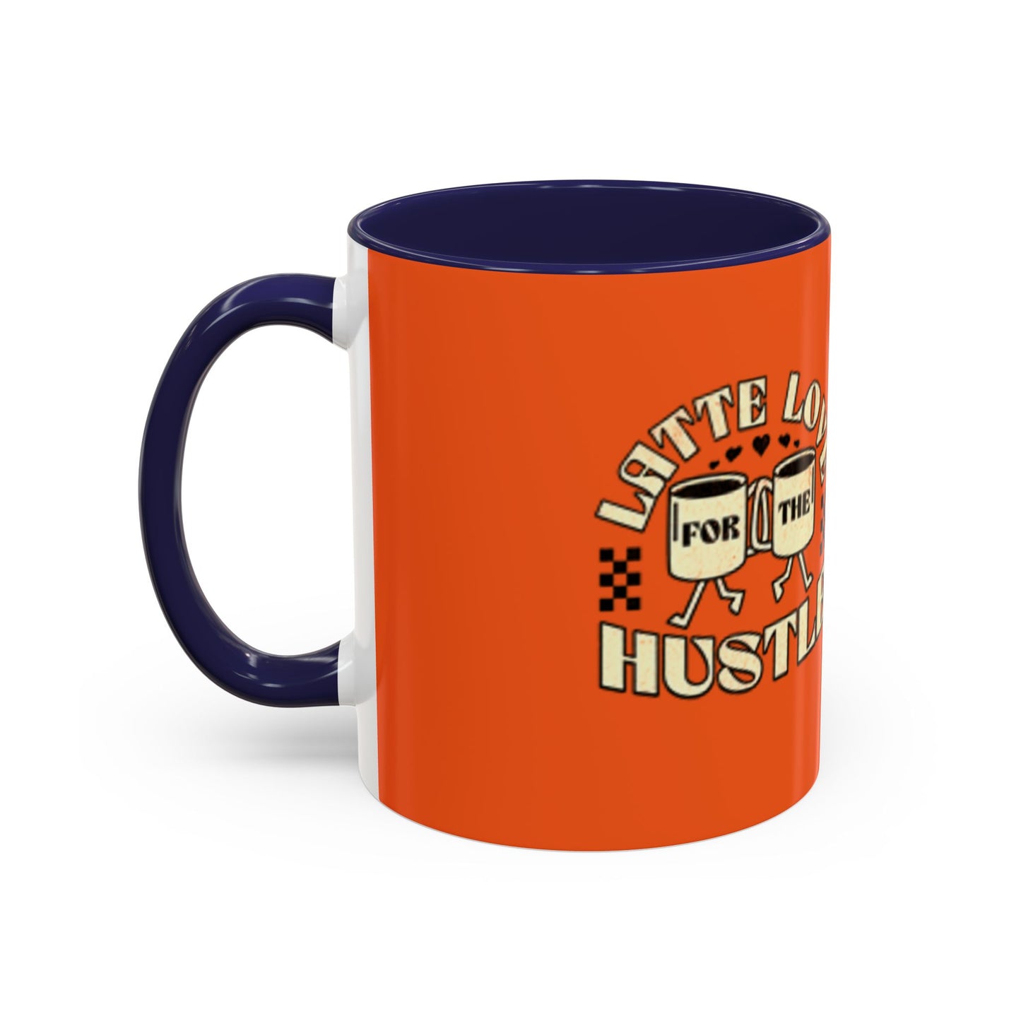 Latte Love Hustle Accent Coffee Mug - Perfect Gift for Coffee Lovers