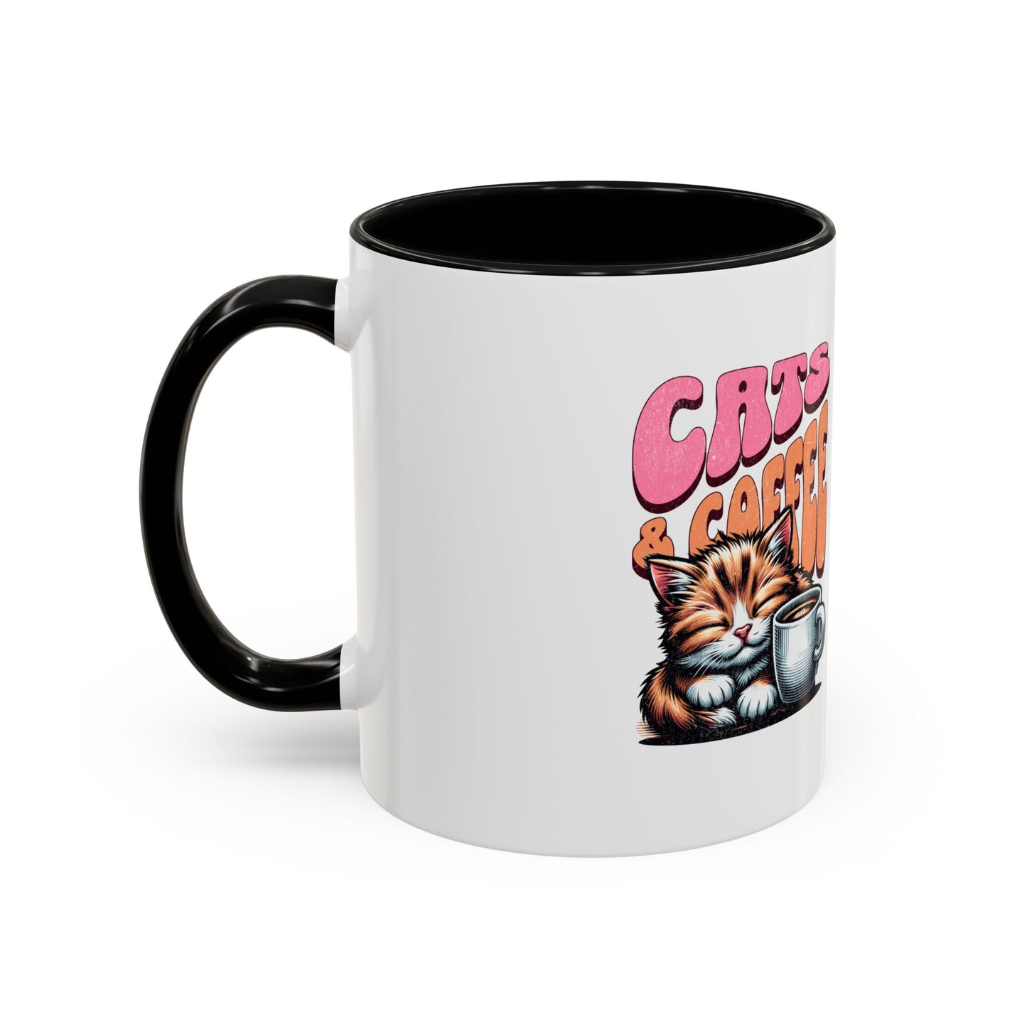 Cats & Coffee Ceramic Mug - Purr-fect for Cat Lovers