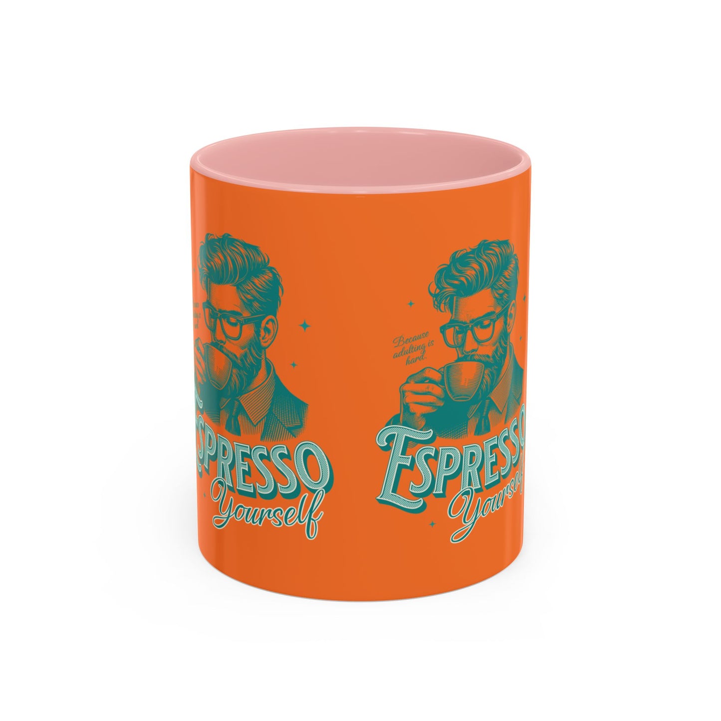 Retro Espresso Yourself Coffee Mug - Vibrant 11oz & 15oz