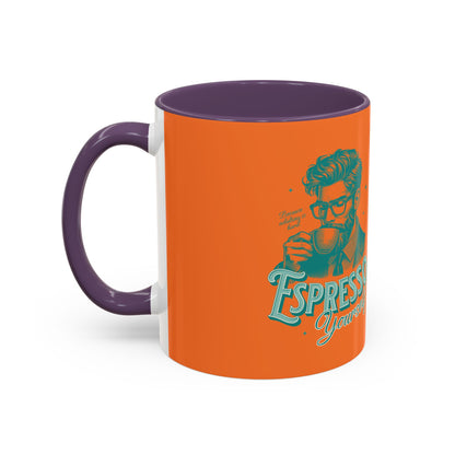 Retro Espresso Yourself Coffee Mug - Vibrant 11oz & 15oz