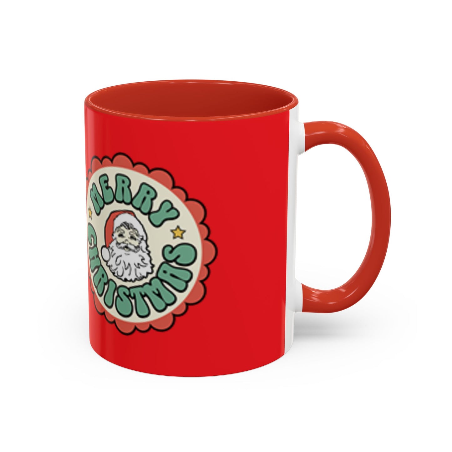 Merry Christmas Accent Coffee Mug – Festive 11oz & 15oz Holiday Drinkware